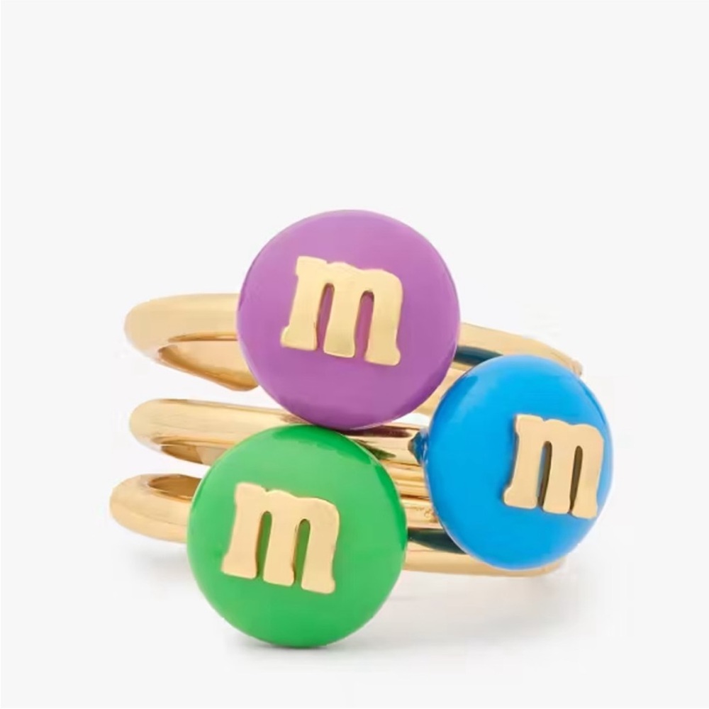 Kate Spade M&M Stacking Ring Set of 3 Color: Cool
New m&m’s